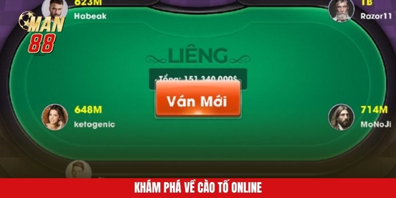 Khám phá tựa game bài cào tố Man88